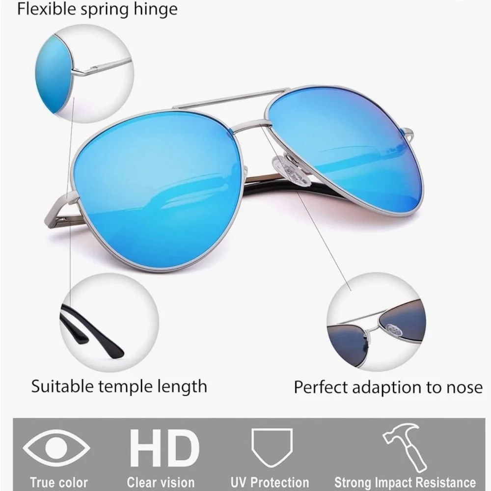 Sunglasses, Aviators with inside Reader Bi-focal, NEW